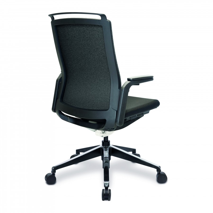 Libra High Back Fabric Manager Chair